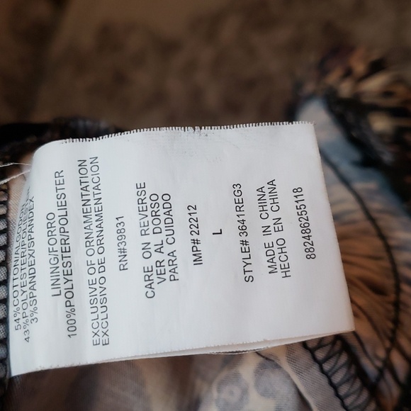 Xoxo Strapless leopard top - Picture 5 of 5